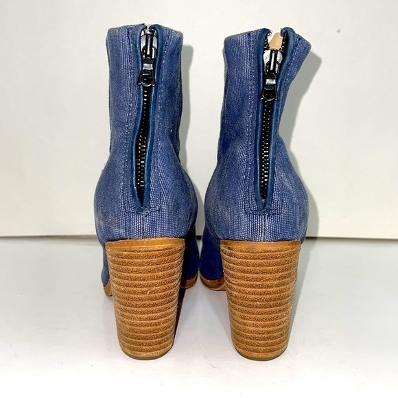 Rag & Bone Newbury Cotton Canvas Ankle Boots - Picture 11 of 13